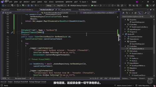 构建高性能ASP.NET Core异步Web API实战 (英文课程中文字幕)