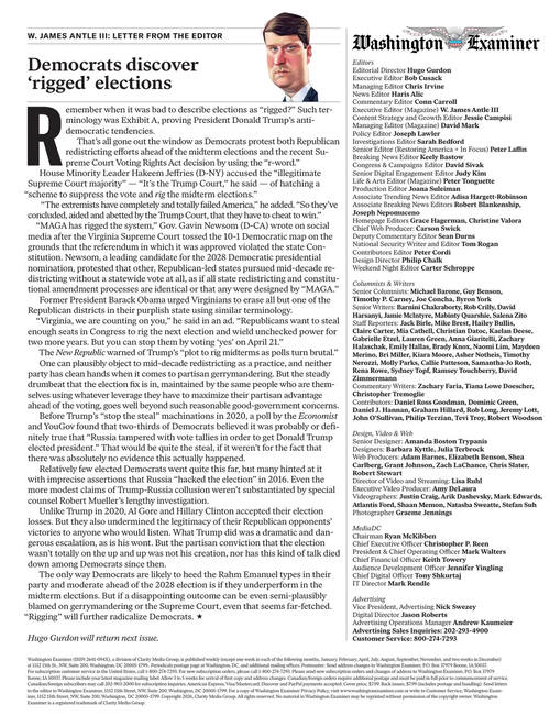 华盛顿审查者报 2026年5月20-27日 (英文期刊)