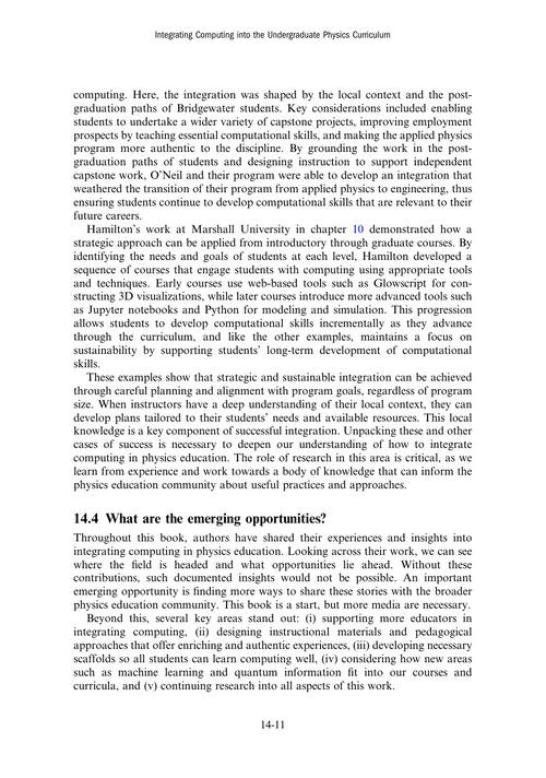 将计算融入本科物理课程 (英文电子书)