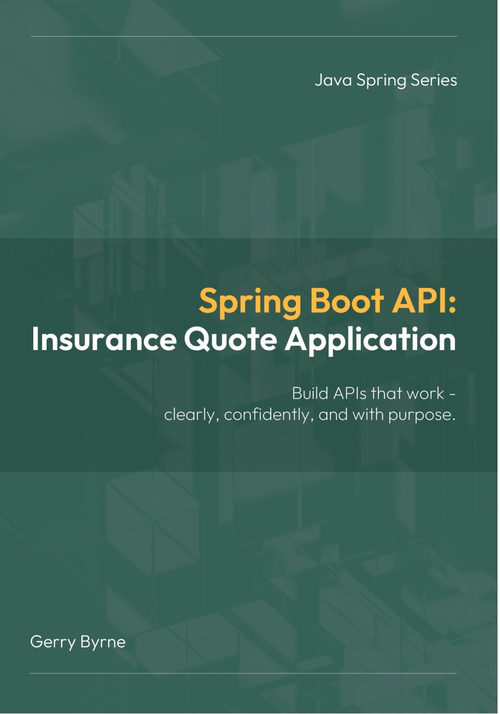 Spring Boot API保险报价应用开发指南 杰瑞·伯恩 (英文电子书)