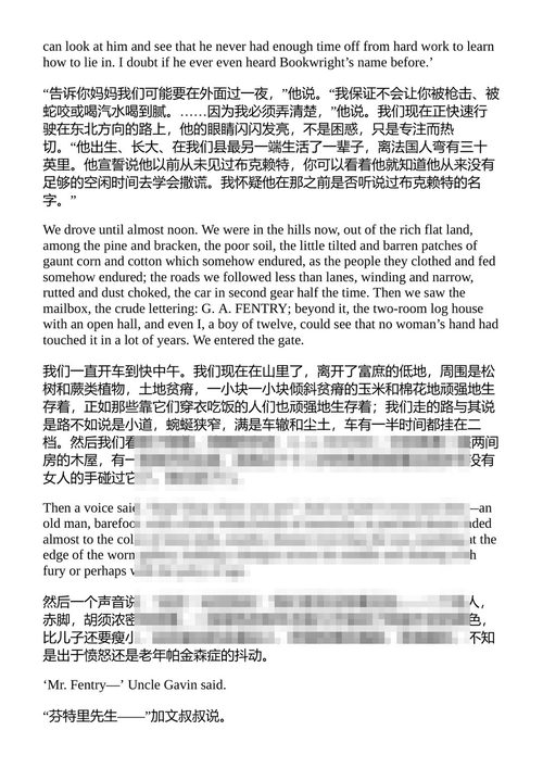 骑士的开局 威廉·福克纳 (中英对照电子书)