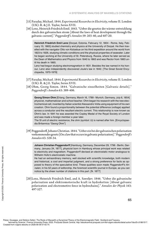 麦克斯韦电磁理论的源流 苏格兰与托斯卡纳的科学双子星 (英文电子书)