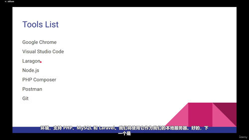 Laravel 12 API开发实战:从入门到完整电商后端搭建 (英文课程中文字幕)