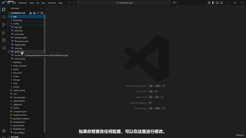 Laravel 12 API开发实战:从入门到完整电商后端搭建 (英文课程中文字幕)
