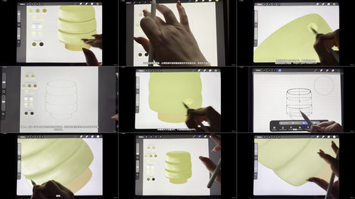 Procreate写实坐墩纹理大师课 (英文课程中文字幕)
