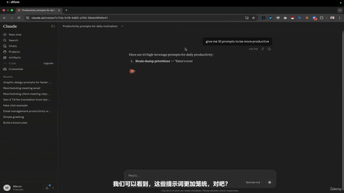 提示工程大师课：ChatGPT与Claude实操指南 (英文课程中文字幕)