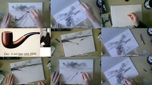 炭笔风景画:现代艺术风格的风景素描技法 (英文课程中文字幕)