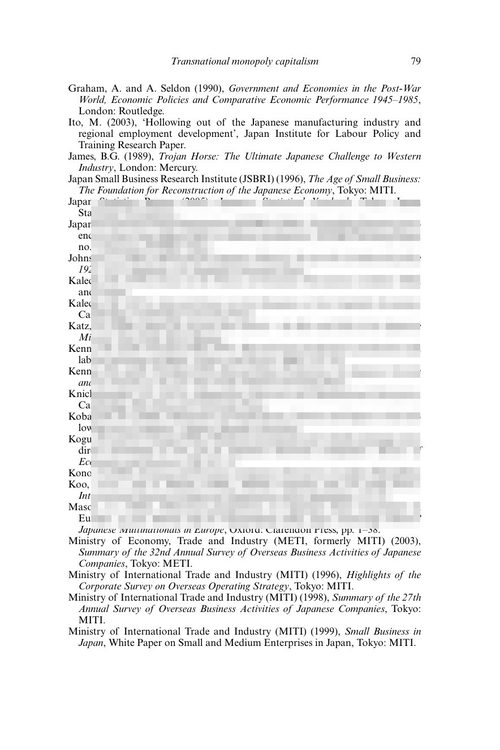 日本的危机与复苏:国家与工业经济 大卫·贝利、丹·科菲、菲利普·汤姆林森 (英文电子书)