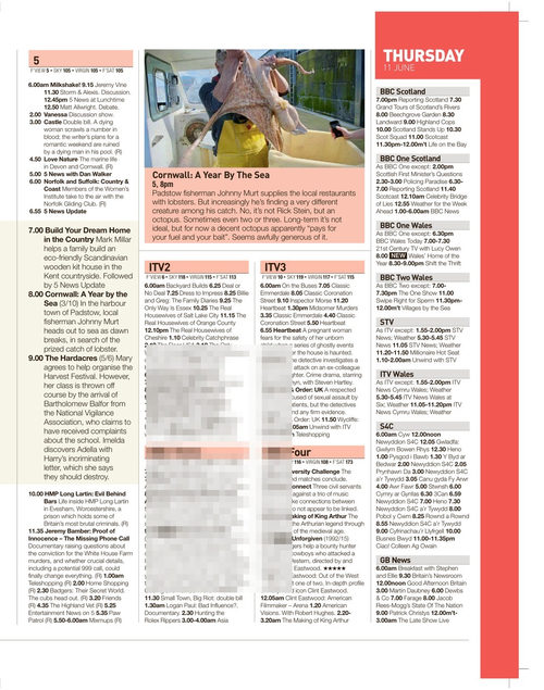 每日镜报电视指南 2026年6月6日 (英文期刊)