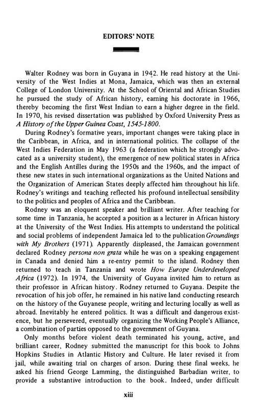 圭亚那工人阶级的历史,1881-1905 沃尔特·罗德尼 (英文电子书)