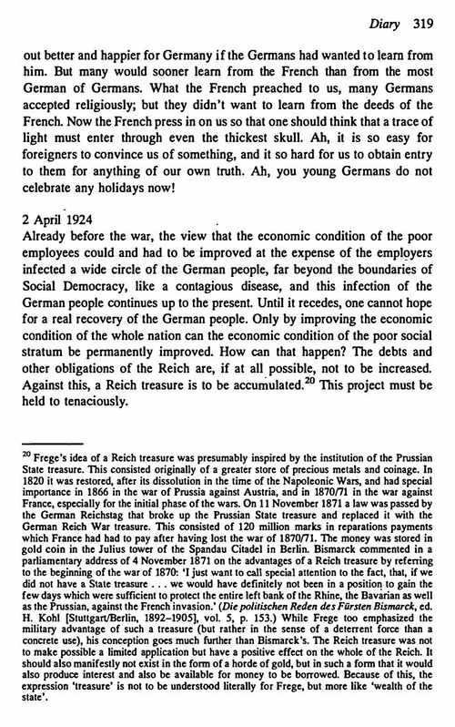 弗雷格日记:1924年3月10日至4月9日 戈特洛布·弗雷格 (英文电子书)