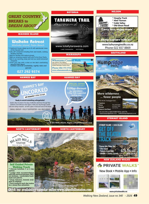 新西兰徒步 2026年7月刊(第340期) (英文期刊)