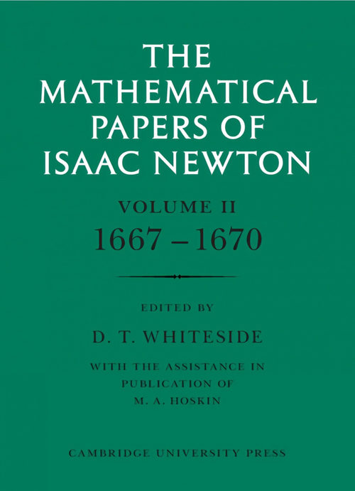 牛顿数学文集 第二卷 1667-1670 D. T. 怀特赛德 (英文电子书)