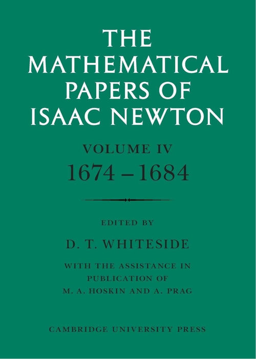 牛顿数学文集 第四卷 1674-1684 (英文电子书)