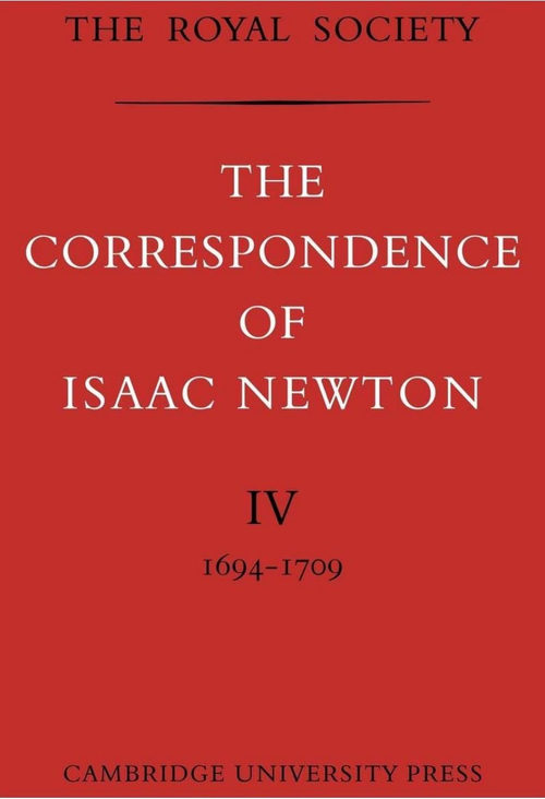 牛顿通信集 第四卷 1694-1709 (英文电子书)