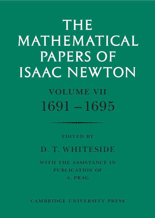 艾萨克·牛顿数学文集 第七卷 1691-1695 (英文电子书)