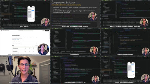 .NET AI 开发实战:从零精通 Microsoft.Extensions.AI (英文课程中文字幕)