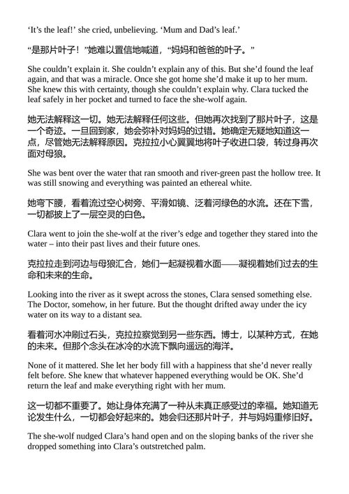 神秘博士 (中英对照电子书)
