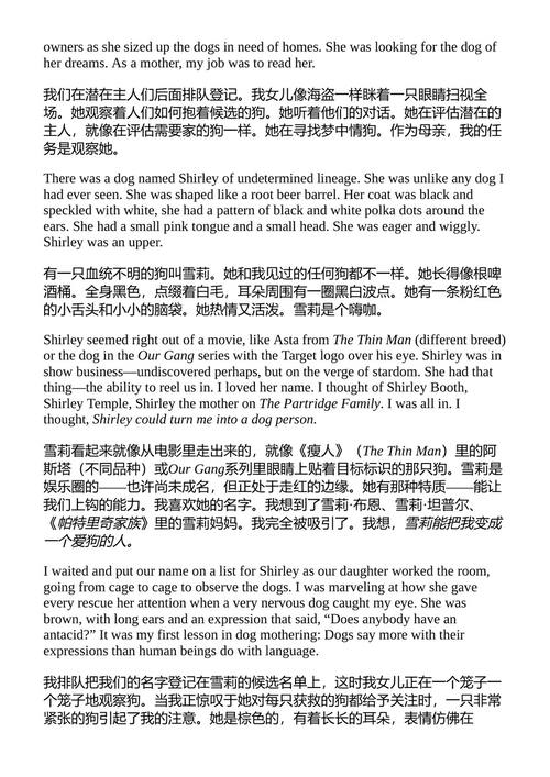 世上最好的狗：关于爱 艾丽斯·霍夫曼 （中英对照电子书）