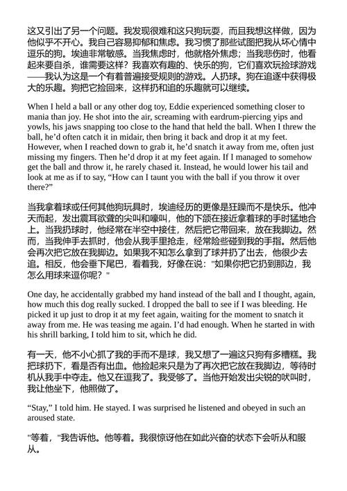 世上最好的狗：关于爱 艾丽斯·霍夫曼 （中英对照电子书）