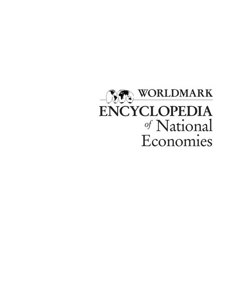 世界概览各国经济百科全书 萨拉·彭德盖斯特 汤姆·彭德盖斯特 (英文电子书)