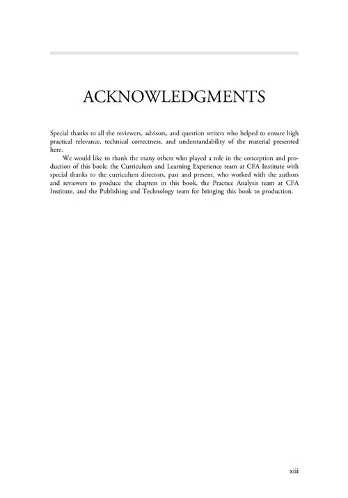 实践中的投资组合管理(第三卷) CFA协会 (英文电子书)