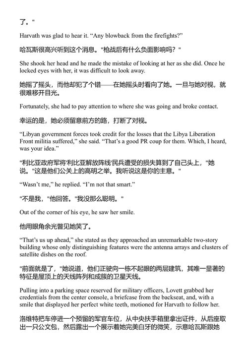 武力使用 布拉德·索尔 (中英对照电子书)