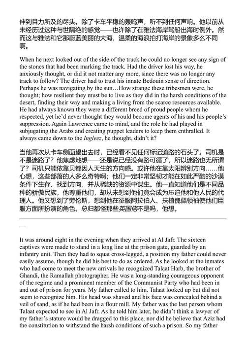 我们本可以成为朋友，我父亲和我 拉贾·谢哈德 (中英对照电子书)