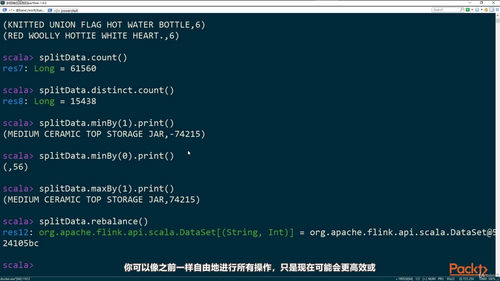 Apache Flink流批一体数据处理实战 (英文课程中文字幕)