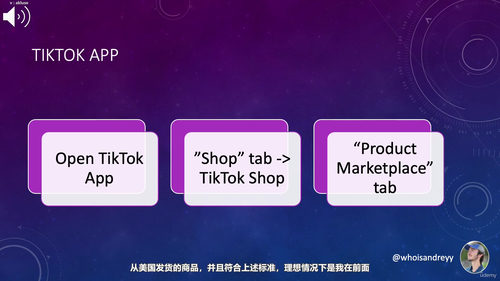 TikTok Shop美国无货源电商大师班 (英文课程中文字幕)