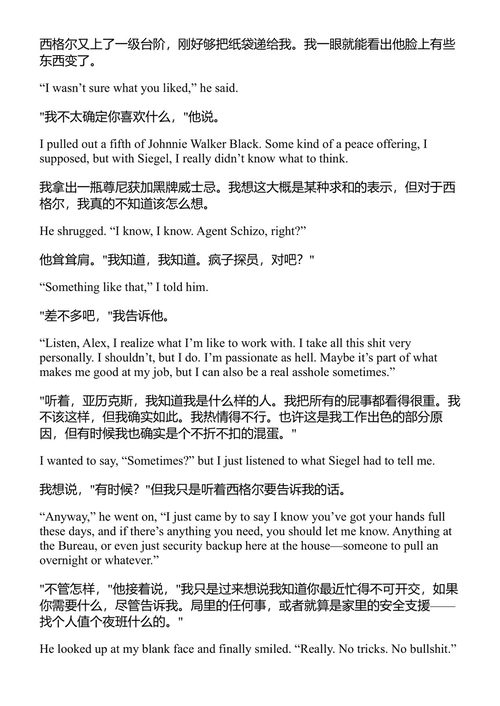 交叉火力 詹姆斯·帕特森 (中英对照电子书)