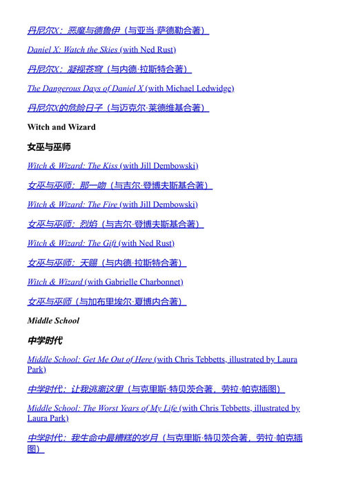 我是亚历克斯·克罗斯 詹姆斯·帕特森 (中英对照电子书)