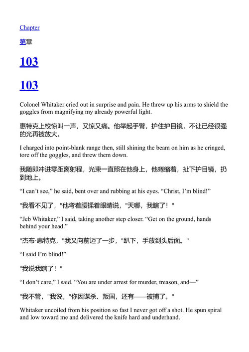 过界 詹姆斯·帕特森 (中英对照电子书)