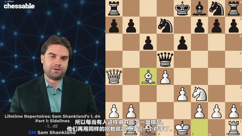 [中文配音]山姆・尚克兰德 1.d4 开局教程（第一部分）—— 国际大师山姆・尚克兰德