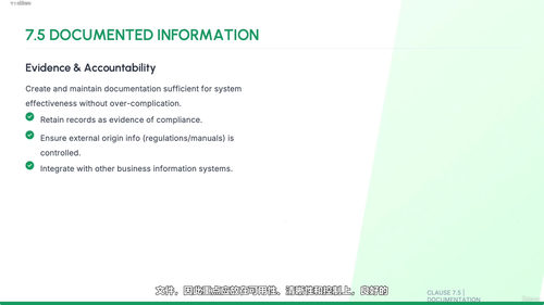 ISO 14001 2026环境管理体系内审员实战课 (英文课程中文字幕)