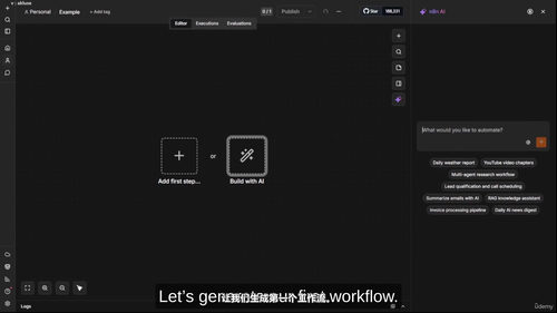 n8n自动化精通：无需编码的AI工作流搭建指南 (英文课程中文字幕)