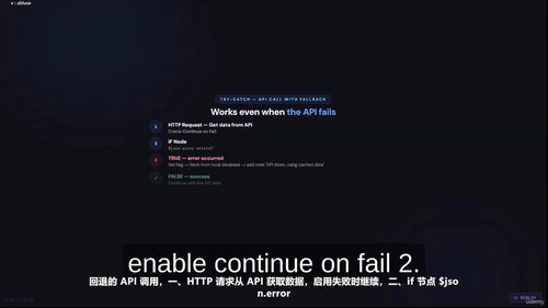 n8n自动化精通：无需编码的AI工作流搭建指南 (英文课程中文字幕)