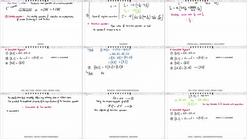 量子力学算符代数 (英文课程中文字幕)