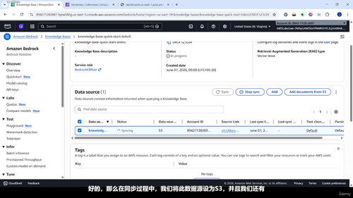 AWS Bedrock企业级AI应用实战 (英文课程中文字幕)