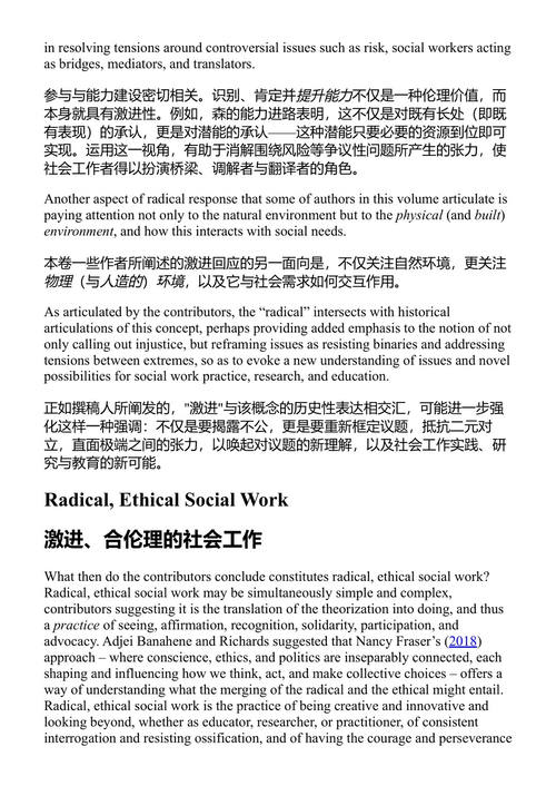 劳特利奇国际激进伦理社会工作手册 让妮特·施密德 玛丽娜·摩根什滕 (中英对照电子书)