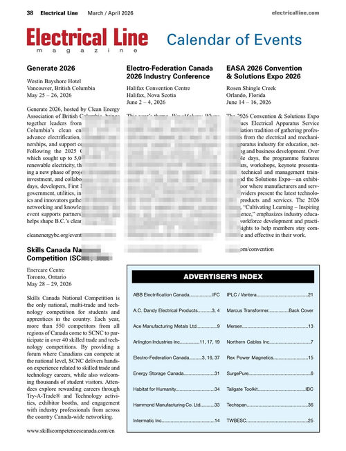 电力线路杂志 2026年3-4月刊 (英文期刊)