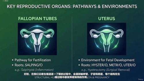 医学术语速通：医疗保健行业通用语言学习指南 (英文课程中文字幕)