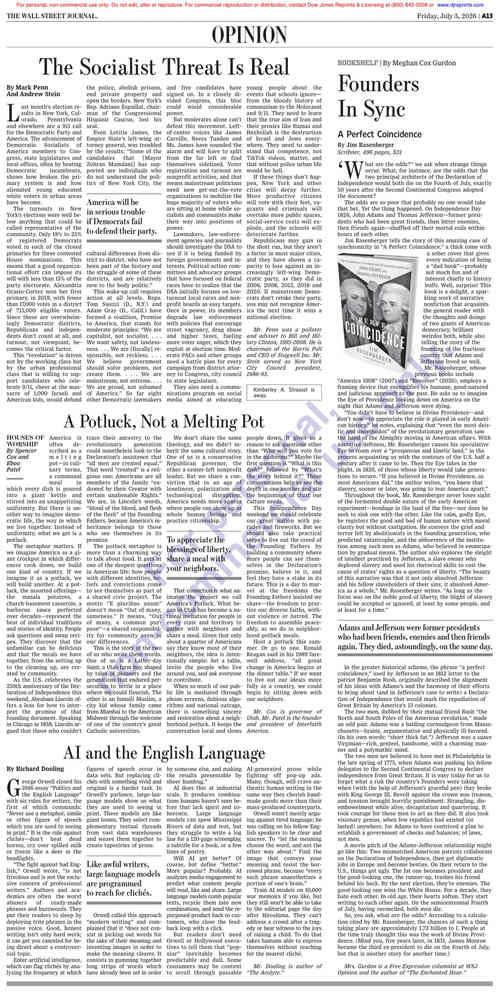 华尔街日报 2026年7月3日 (英文期刊)
