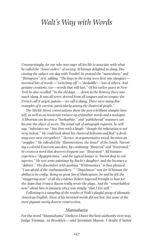 与沃尔特亲密:惠特曼与霍勒斯·特劳贝尔谈话选编 1888-1892 加里·施密德高 主编 (英文电子书)