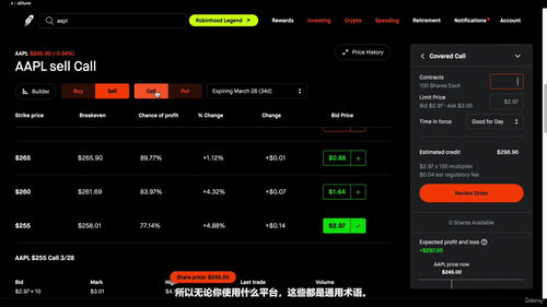 备兑看涨期权：普通人的稳健获利之道 (英文课程中文字幕)