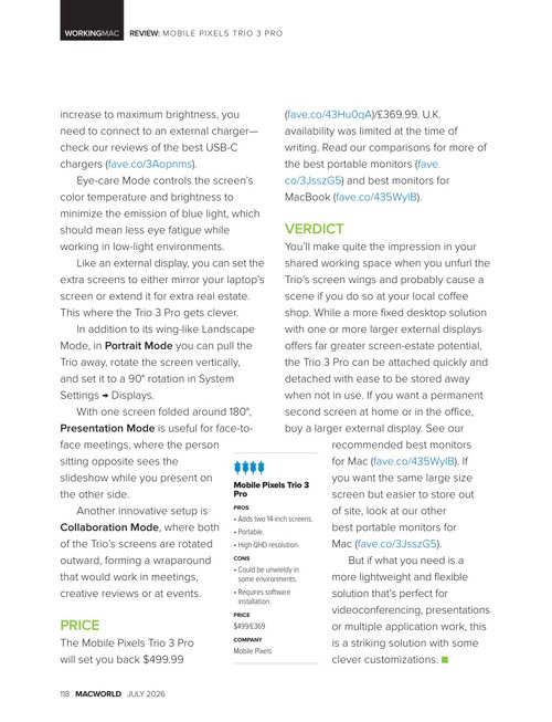 Macworld 2026年7月刊 (英文期刊)
