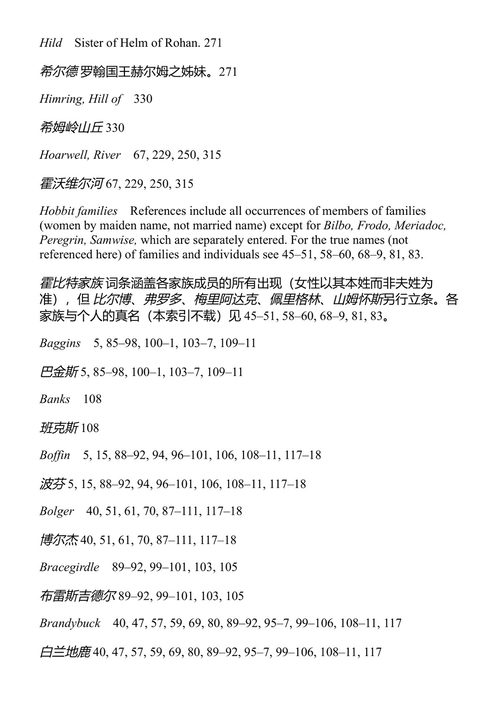 中土世界的民族 克里斯托弗·托尔金 编 (中英对照电子书)