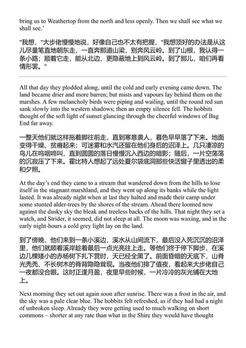 魔戒现身 J.R.R. 托尔金 (中英对照电子书)
