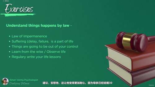 耐心养成系统——战胜烦躁与沮丧 (英文课程中文字幕)