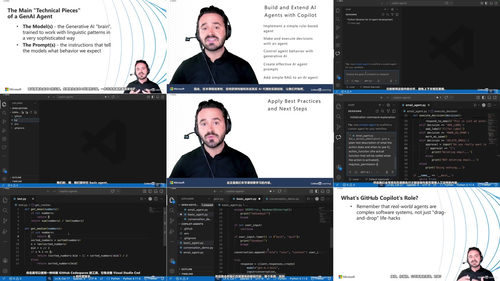 使用GitHub Copilot构建AI代理 (英文课程中文字幕)